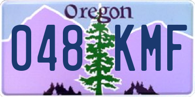 OR license plate 048KMF