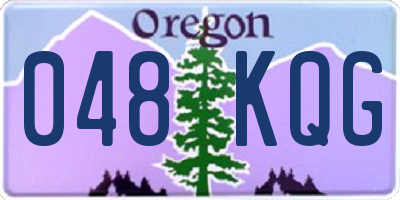 OR license plate 048KQG