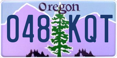 OR license plate 048KQT