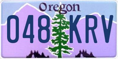 OR license plate 048KRV