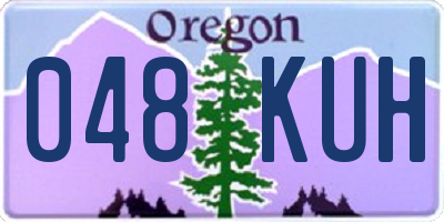 OR license plate 048KUH