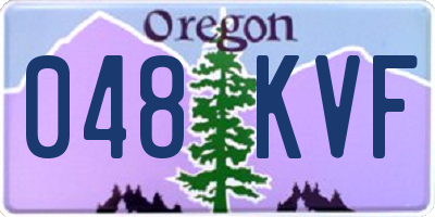 OR license plate 048KVF