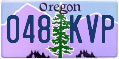 OR license plate 048KVP