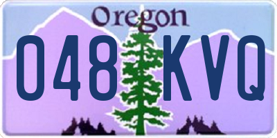 OR license plate 048KVQ