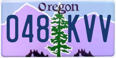 OR license plate 048KVV