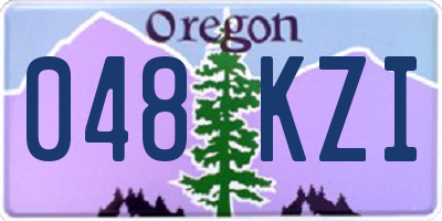 OR license plate 048KZI