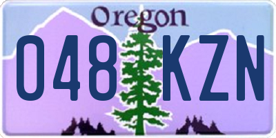 OR license plate 048KZN