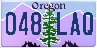OR license plate 048LAQ