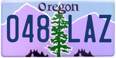 OR license plate 048LAZ