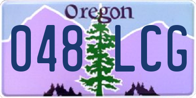 OR license plate 048LCG