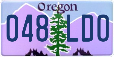 OR license plate 048LDO