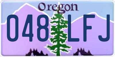OR license plate 048LFJ