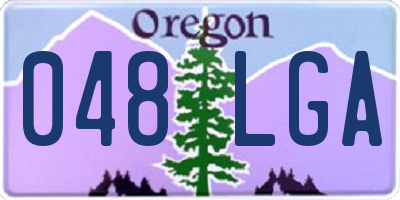 OR license plate 048LGA