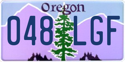 OR license plate 048LGF