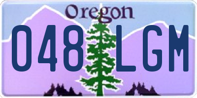 OR license plate 048LGM