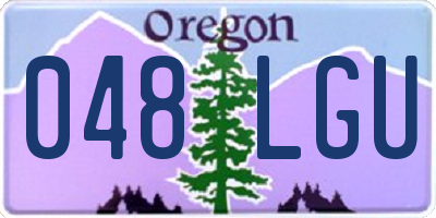 OR license plate 048LGU