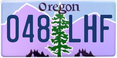 OR license plate 048LHF