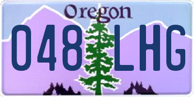 OR license plate 048LHG