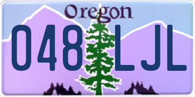 OR license plate 048LJL