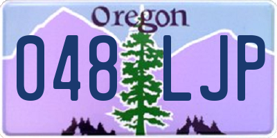OR license plate 048LJP