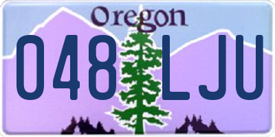 OR license plate 048LJU