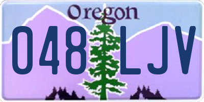 OR license plate 048LJV