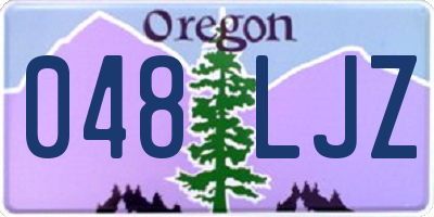 OR license plate 048LJZ