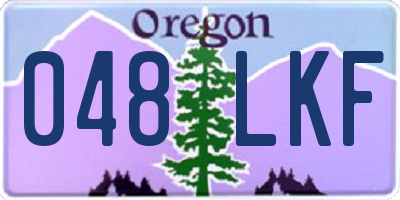 OR license plate 048LKF