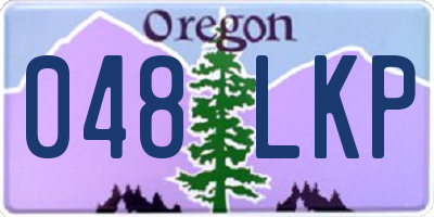 OR license plate 048LKP