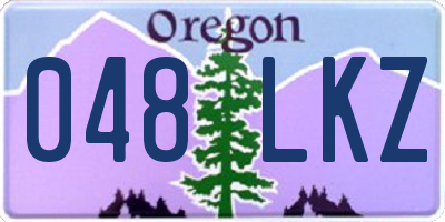 OR license plate 048LKZ