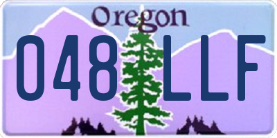 OR license plate 048LLF