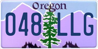 OR license plate 048LLG