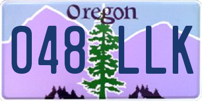 OR license plate 048LLK