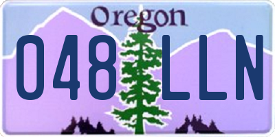 OR license plate 048LLN
