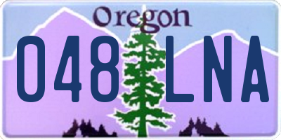 OR license plate 048LNA