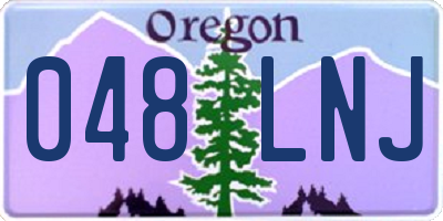 OR license plate 048LNJ