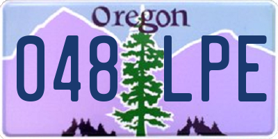 OR license plate 048LPE