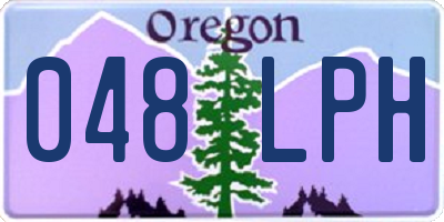 OR license plate 048LPH