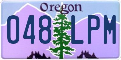 OR license plate 048LPM