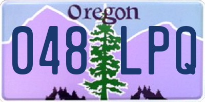 OR license plate 048LPQ