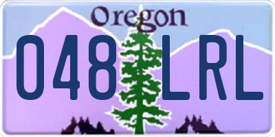 OR license plate 048LRL