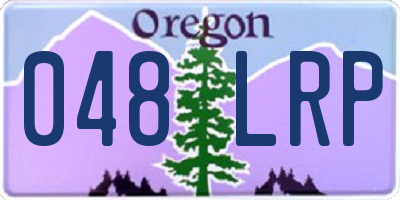 OR license plate 048LRP