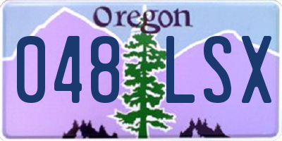 OR license plate 048LSX