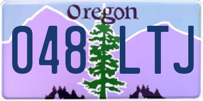 OR license plate 048LTJ