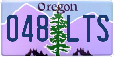 OR license plate 048LTS