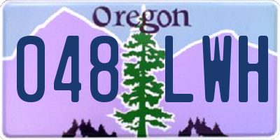 OR license plate 048LWH