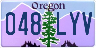 OR license plate 048LYV
