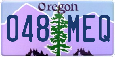 OR license plate 048MEQ