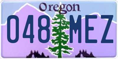 OR license plate 048MEZ