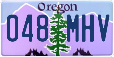 OR license plate 048MHV